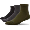 BeLoose Ankle Socks (Multi 3-Pack) moss green/slate grey/jet black