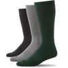 Crew Sport Socks (Multi 3-Pack) hunter green/smoke grey/night sky