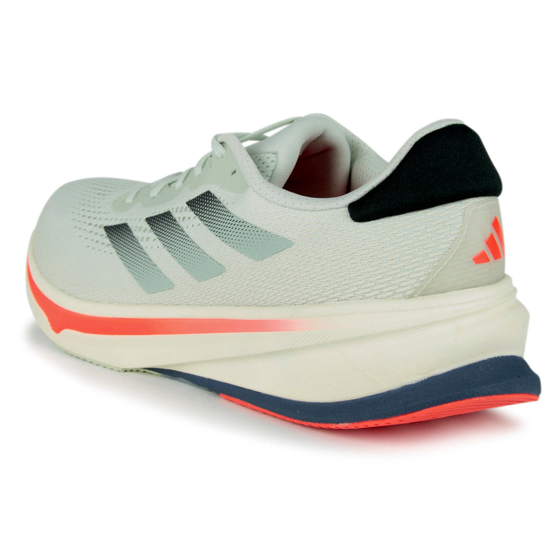 Adidas Supernova Rise Shoes (Color: crystal jade/carbon/solar red)