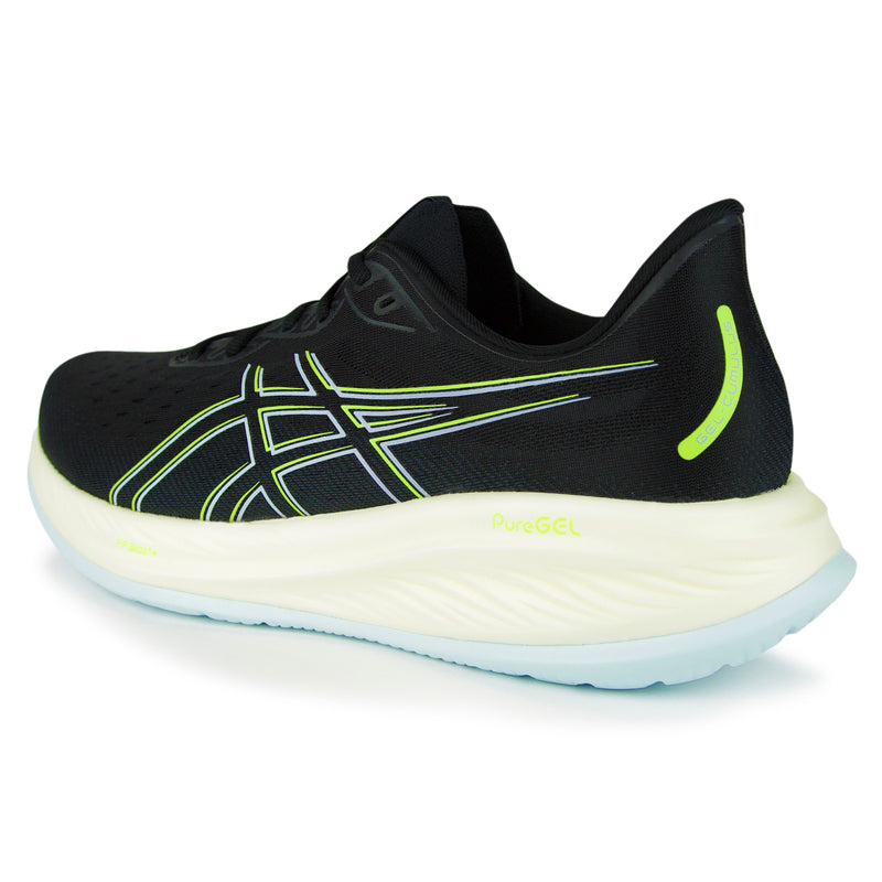 ASICS GEL-Cumulus 26 Shoes (Color: black/safety yellow)