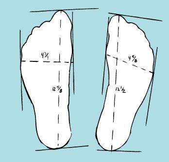 Shoe Size Guide For Big Feet, Sizes 14-20