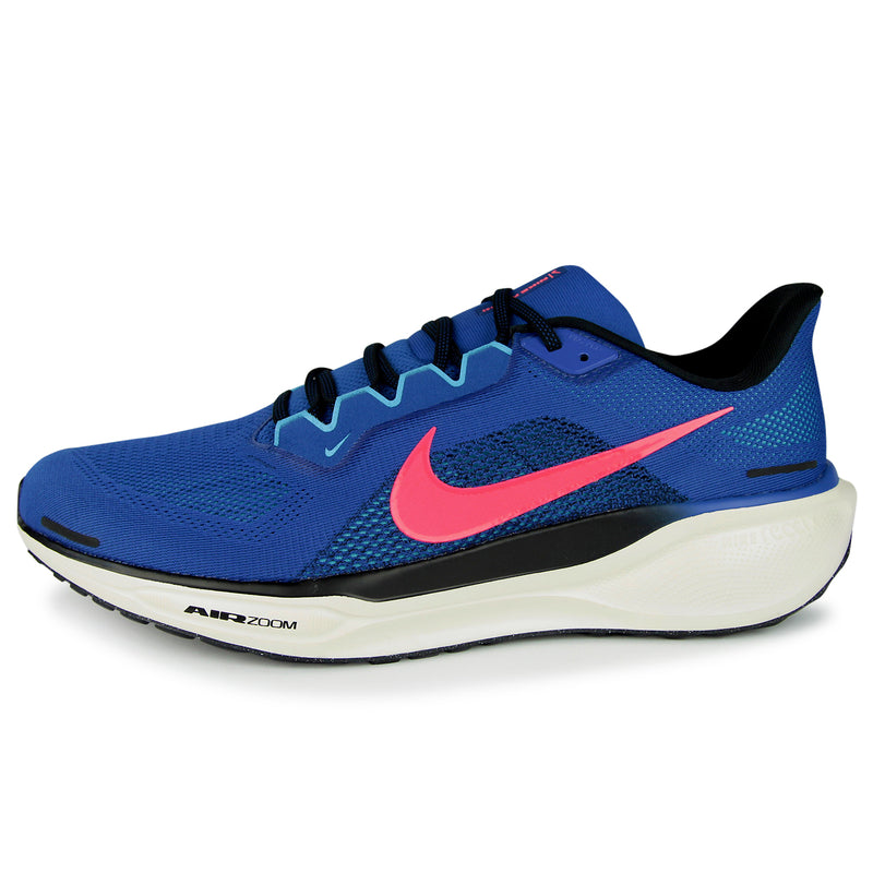 Nike Air Zoom Pegasus 41 Shoes (Color: astronomy blue/hot punch/black)