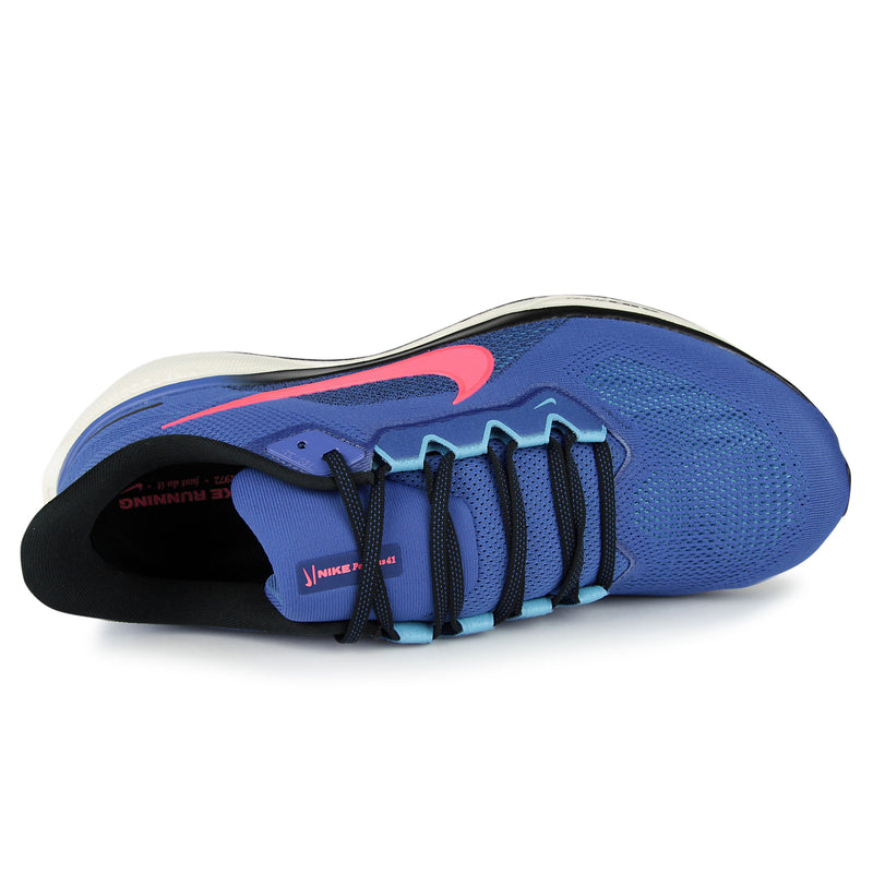 Nike Air Zoom Pegasus 41 Shoes (Color: astronomy blue/hot punch/black)