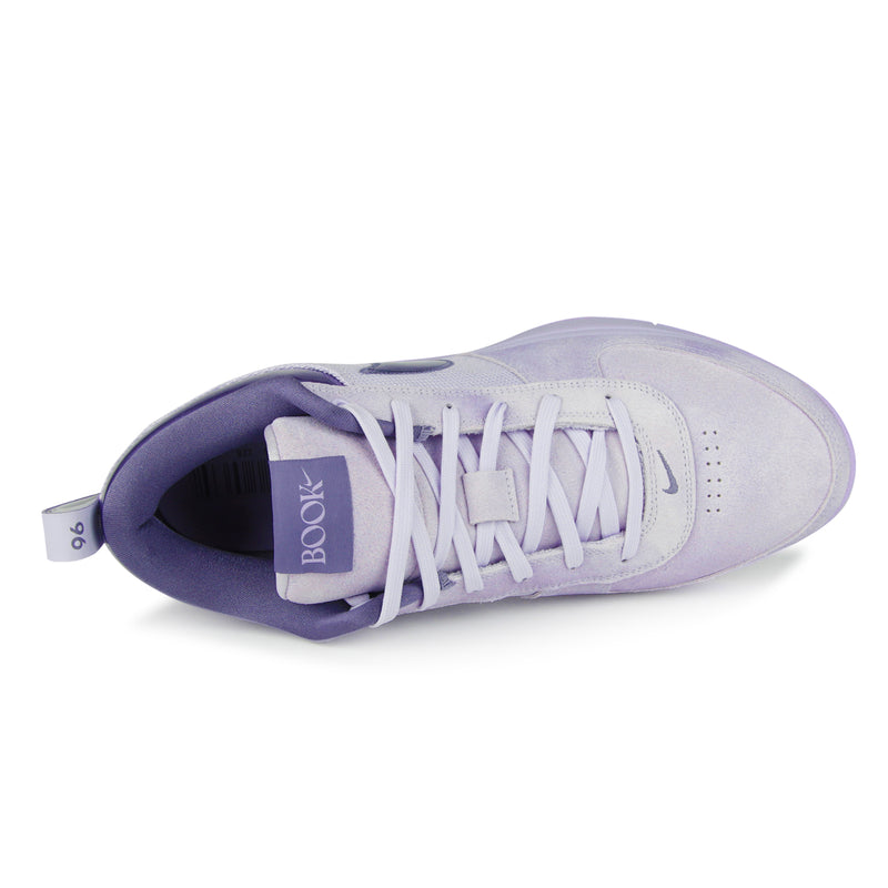 Nike Book 1 Shoes (Color: barely grape/daybreak)