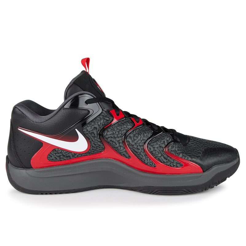 Nike KD17 Shoes (Color: black/white/iron grey/university red)