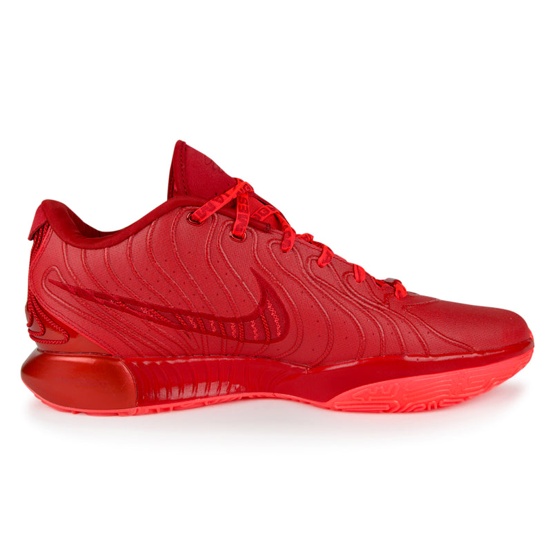 Nike Lebron XXI Shoes (Color: (James Gang) bright crimson/gym red)