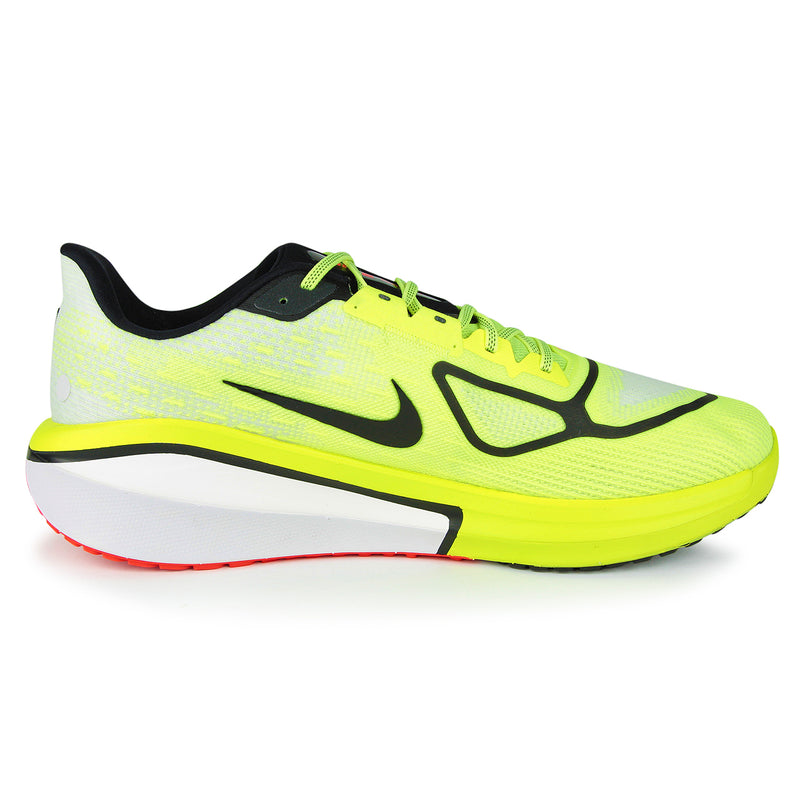 Vomero 17 Talaria sneaker in Volt color with sleek design and premium foam for a springy, responsive running experience.