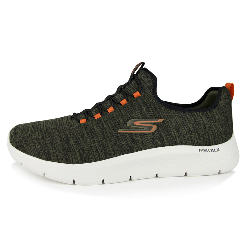 Skechers GOwalk Flex - Ultra Shoes (Color: olive/black)