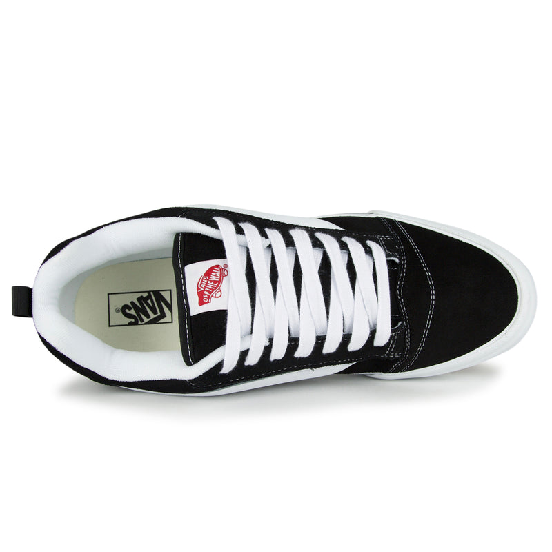 Vans Knu Skool Shoes (Color: black/true white)