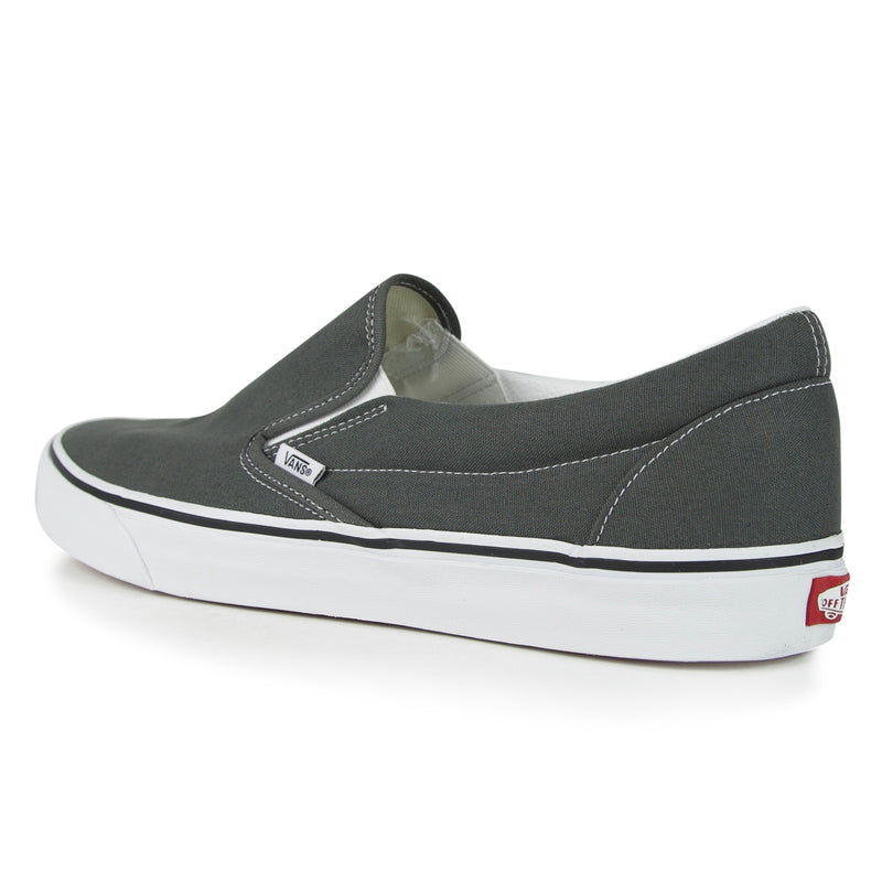 Vans Original Classic Slip-On Shoes (Color: charcoal canvas)